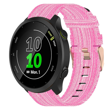 20mm Nylon Woven Watch Band, For Garmin Forerunner 158, For Garmin Forerunner 55, For Garmin Venu