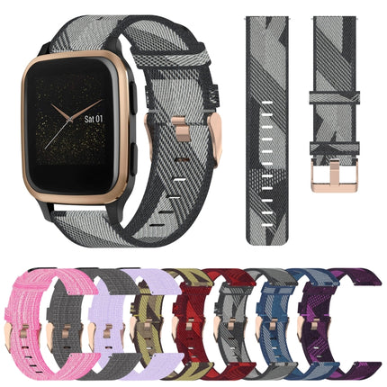 20mm Nylon Woven Watch Band, For Garmin Venu SQ, For Garmin Vivomove 3, For Garminmove 3