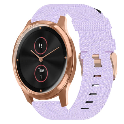 20mm Nylon Woven Watch Band, For Garmin VivoMove Luxe, For Garminmove Luxe, For Garmin VivoMove Style
