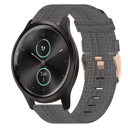20mm Nylon Woven Watch Band, For Garmin Garminmove Style, For Garmin Vivomove, For Garmin Vivomove HR Sport