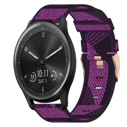 20mm Nylon Woven Watch Band, For Garmin Garminmove Style, For Garmin Vivomove, For Garmin Vivomove HR Sport