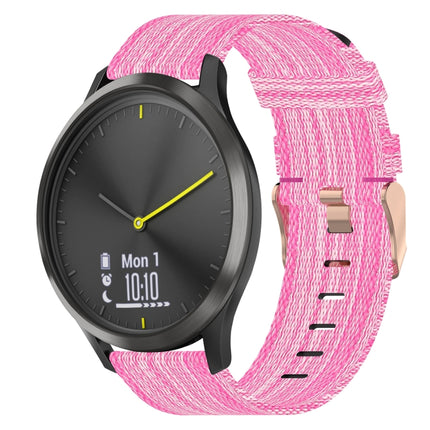 20mm Nylon Woven Watch Band, For Garmin Garminmove Style, For Garmin Vivomove, For Garmin Vivomove HR Sport