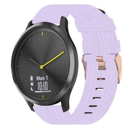 20mm Nylon Woven Watch Band, For Garmin Garminmove Style, For Garmin Vivomove, For Garmin Vivomove HR Sport