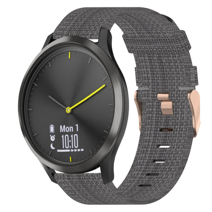 20mm Nylon Woven Watch Band, For Garmin Garminmove Style, For Garmin Vivomove, For Garmin Vivomove HR Sport