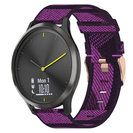 20mm Nylon Woven Watch Band, For Garmin Garminmove Style, For Garmin Vivomove, For Garmin Vivomove HR Sport