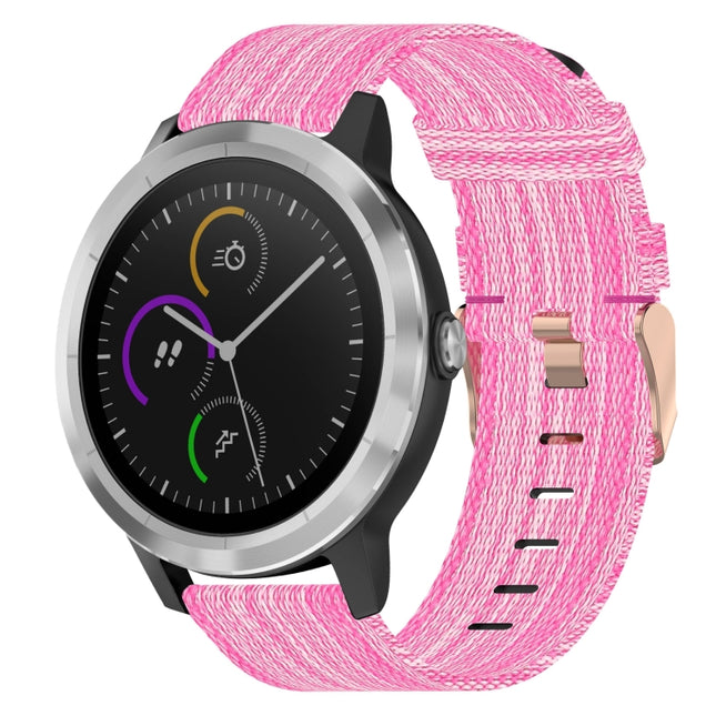 20mm Nylon Woven Watch Band, For Garmin Vivoactive 3, For Garmin Vivoactive3 Music, For Garmin Forerunner 245