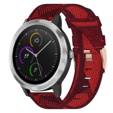 20mm Nylon Woven Watch Band, For Garmin Vivoactive 3, For Garmin Vivoactive3 Music, For Garmin Forerunner 245