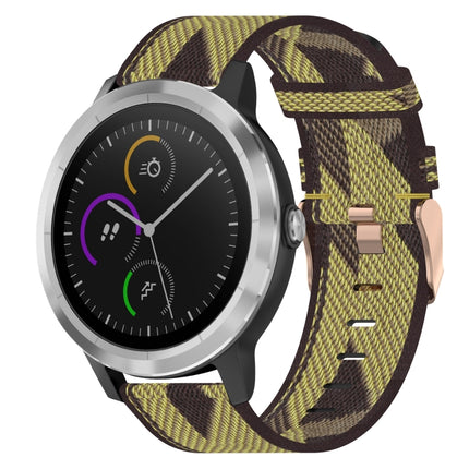 20mm Nylon Woven Watch Band, For Garmin Vivoactive 3, For Garmin Vivoactive3 Music, For Garmin Forerunner 245
