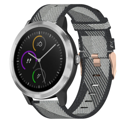 20mm Nylon Woven Watch Band, For Garmin Vivoactive 3, For Garmin Vivoactive3 Music, For Garmin Forerunner 245