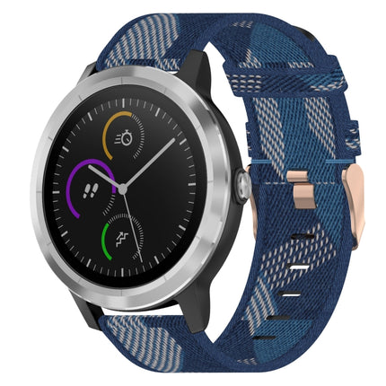 20mm Nylon Woven Watch Band, For Garmin Vivoactive 3, For Garmin Vivoactive3 Music, For Garmin Forerunner 245