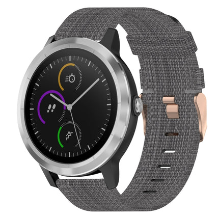 20mm Nylon Woven Watch Band, For Garmin Vivoactive 3, For Garmin Vivoactive3 Music, For Garmin Forerunner 245