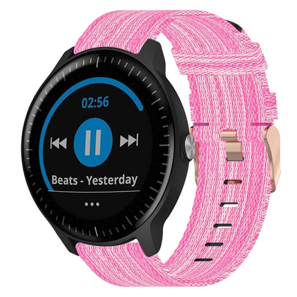 20mm Nylon Woven Watch Band, For Garmin Vivoactive 3, For Garmin Vivoactive3 Music, For Garmin Forerunner 245