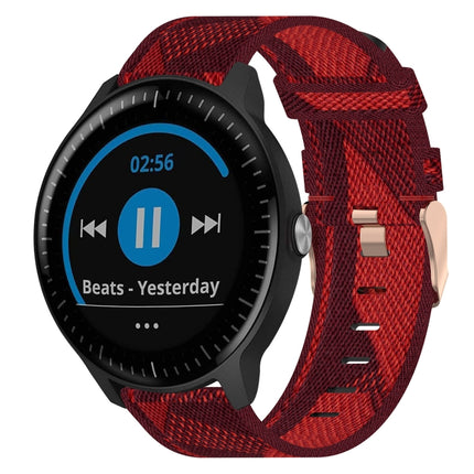 20mm Nylon Woven Watch Band, For Garmin Vivoactive 3, For Garmin Vivoactive3 Music, For Garmin Forerunner 245