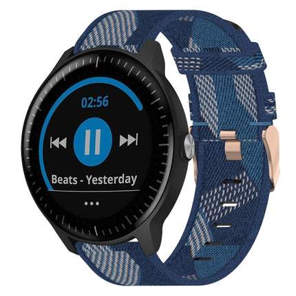 20mm Nylon Woven Watch Band, For Garmin Vivoactive 3, For Garmin Vivoactive3 Music, For Garmin Forerunner 245
