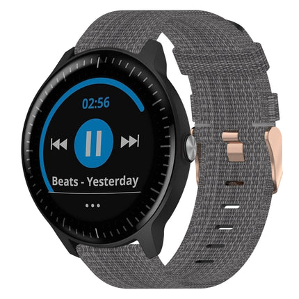 20mm Nylon Woven Watch Band, For Garmin Vivoactive 3, For Garmin Vivoactive3 Music, For Garmin Forerunner 245