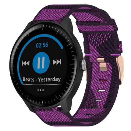 20mm Nylon Woven Watch Band, For Garmin Vivoactive 3, For Garmin Vivoactive3 Music, For Garmin Forerunner 245