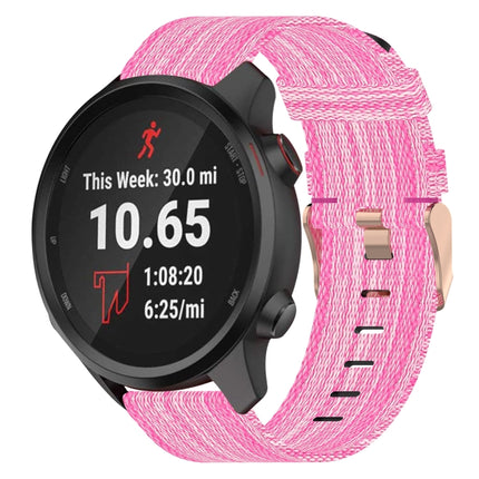 20mm Nylon Woven Watch Band, For Garmin Vivoactive 3, For Garmin Vivoactive3 Music, For Garmin Forerunner 245