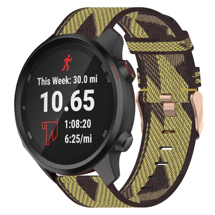 20mm Nylon Woven Watch Band, For Garmin Vivoactive 3, For Garmin Vivoactive3 Music, For Garmin Forerunner 245