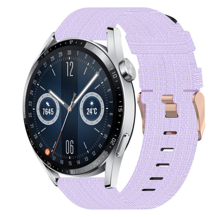 22mm Nylon Woven Watch Band, For Huawei Watch GT3 Pro 46mm, For Huawei Watch GT3 46mm, For Huawei Watch GT Runner