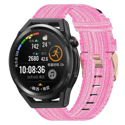 22mm Nylon Woven Watch Band, For Huawei Watch GT3 Pro 46mm, For Huawei Watch GT3 46mm, For Huawei Watch GT Runner