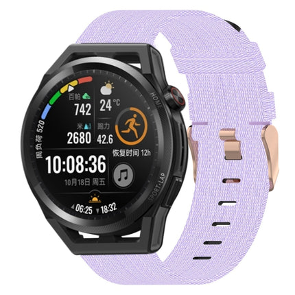 22mm Nylon Woven Watch Band, For Huawei Watch GT3 Pro 46mm, For Huawei Watch GT3 46mm, For Huawei Watch GT Runner