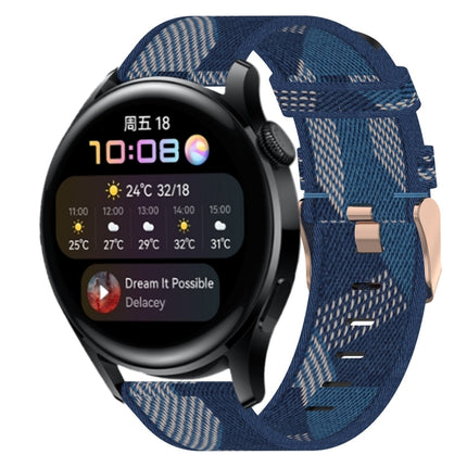 22mm Nylon Woven Watch Band, For Huawei Watch 3, For Huawei Watch 3 Pro, For Huawei GT2 Pro