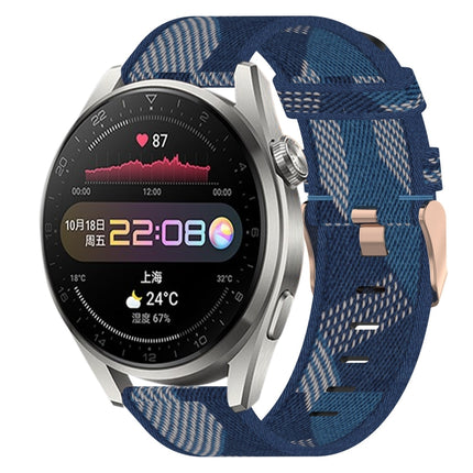 22mm Nylon Woven Watch Band, For Huawei Watch 3, For Huawei Watch 3 Pro, For Huawei GT2 Pro