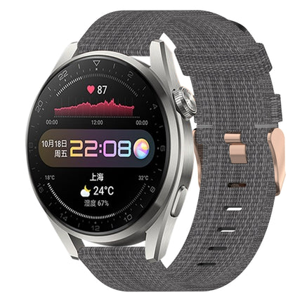 22mm Nylon Woven Watch Band, For Huawei Watch 3, For Huawei Watch 3 Pro, For Huawei GT2 Pro