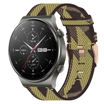 22mm Nylon Woven Watch Band, For Huawei Watch 3, For Huawei Watch 3 Pro, For Huawei GT2 Pro