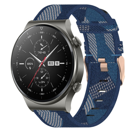 22mm Nylon Woven Watch Band, For Huawei Watch 3, For Huawei Watch 3 Pro, For Huawei GT2 Pro