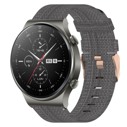 22mm Nylon Woven Watch Band, For Huawei Watch 3, For Huawei Watch 3 Pro, For Huawei GT2 Pro