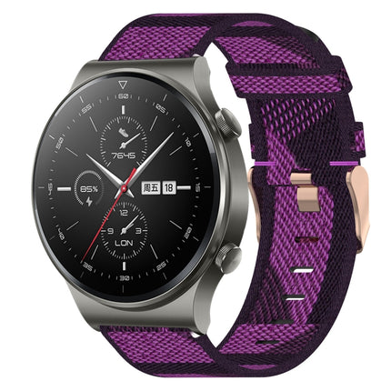22mm Nylon Woven Watch Band, For Huawei Watch 3, For Huawei Watch 3 Pro, For Huawei GT2 Pro