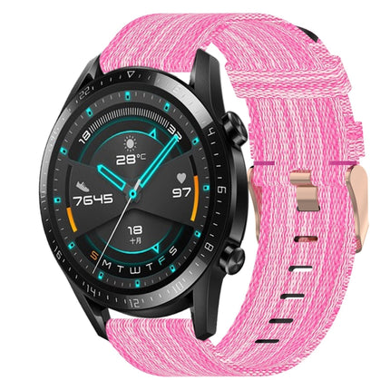 22mm Nylon Woven Watch Band, For Huawei Watch GT 2E, For Huawei GT2 46mm, For Honor Watch GS 3