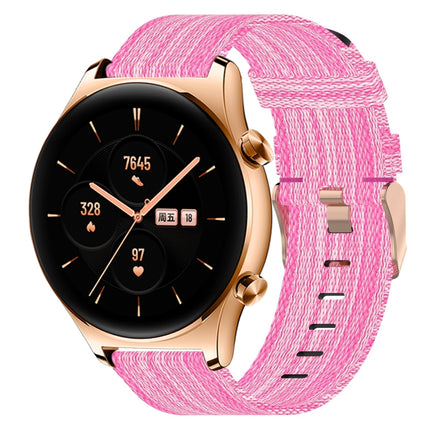 22mm Nylon Woven Watch Band, For Huawei Watch GT 2E, For Huawei GT2 46mm, For Honor Watch GS 3