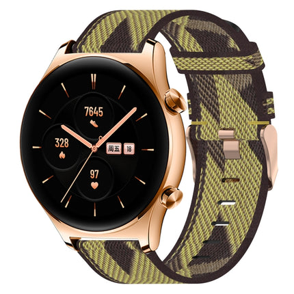 22mm Nylon Woven Watch Band, For Huawei Watch GT 2E, For Huawei GT2 46mm, For Honor Watch GS 3