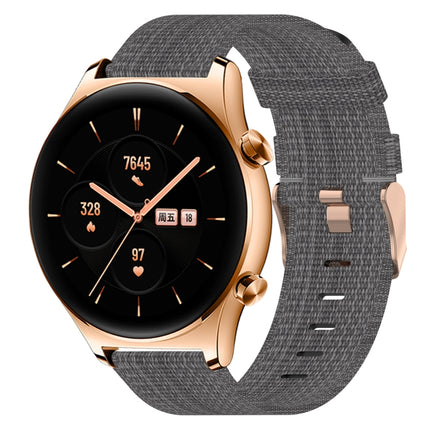 22mm Nylon Woven Watch Band, For Huawei Watch GT 2E, For Huawei GT2 46mm, For Honor Watch GS 3
