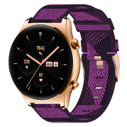 22mm Nylon Woven Watch Band, For Huawei Watch GT 2E, For Huawei GT2 46mm, For Honor Watch GS 3