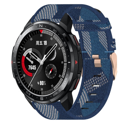 22mm Nylon Woven Watch Band, For Honor Watch GS Pro, For Honor MagicWatch 2 46mm, For Honor Watch Dream