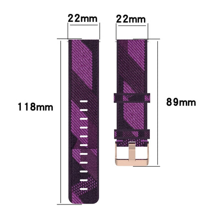 22mm Nylon Woven Watch Band, For Honor Watch GS Pro, For Honor MagicWatch 2 46mm, For Honor Watch Dream