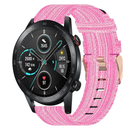 22mm Nylon Woven Watch Band, For Honor Watch GS Pro, For Honor MagicWatch 2 46mm, For Honor Watch Dream