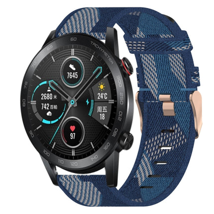 22mm Nylon Woven Watch Band, For Honor Watch GS Pro, For Honor MagicWatch 2 46mm, For Honor Watch Dream