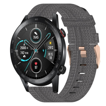 22mm Nylon Woven Watch Band, For Honor Watch GS Pro, For Honor MagicWatch 2 46mm, For Honor Watch Dream