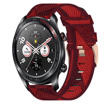 22mm Nylon Woven Watch Band, For Honor Watch GS Pro, For Honor MagicWatch 2 46mm, For Honor Watch Dream