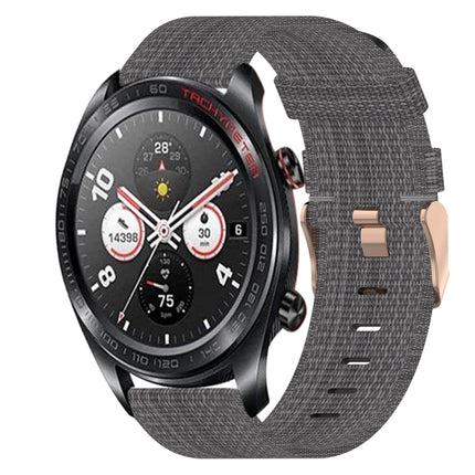 22mm Nylon Woven Watch Band, For Honor Watch GS Pro, For Honor MagicWatch 2 46mm, For Honor Watch Dream