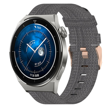 20mm Nylon Woven Watch Band, For Huawei Watch GT3 Pro 43mm, For Huawei Watch GT3 42mm, For Huawei Watch GT2 42mm