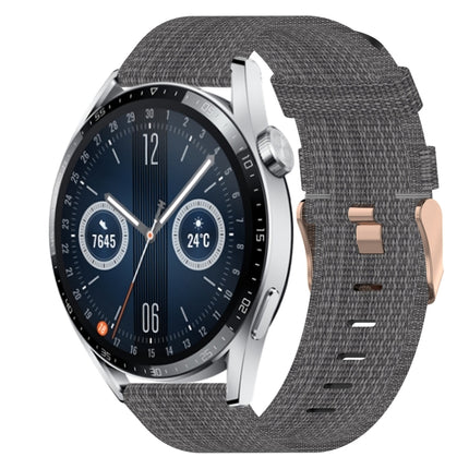20mm Nylon Woven Watch Band, For Huawei Watch GT3 Pro 43mm, For Huawei Watch GT3 42mm, For Huawei Watch GT2 42mm