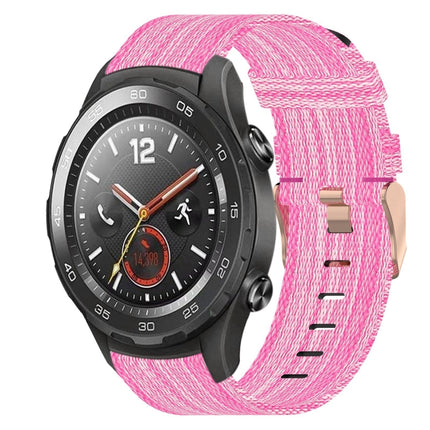20mm Nylon Woven Watch Band, For Huawei Watch 2, For Honor Watch ES, For Honor MagicWatch2 42mm