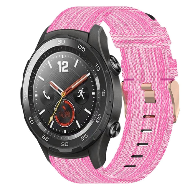 20mm Nylon Woven Watch Band, For Huawei Watch 2, For Honor Watch ES, For Honor MagicWatch2 42mm