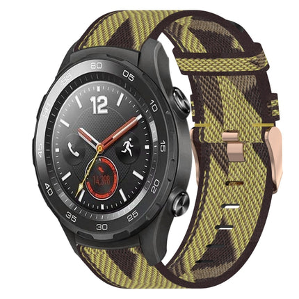 20mm Nylon Woven Watch Band, For Huawei Watch 2, For Honor Watch ES, For Honor MagicWatch2 42mm