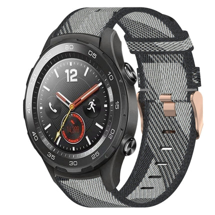 20mm Nylon Woven Watch Band, For Huawei Watch 2, For Honor Watch ES, For Honor MagicWatch2 42mm
